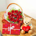 Love Basket with Bear