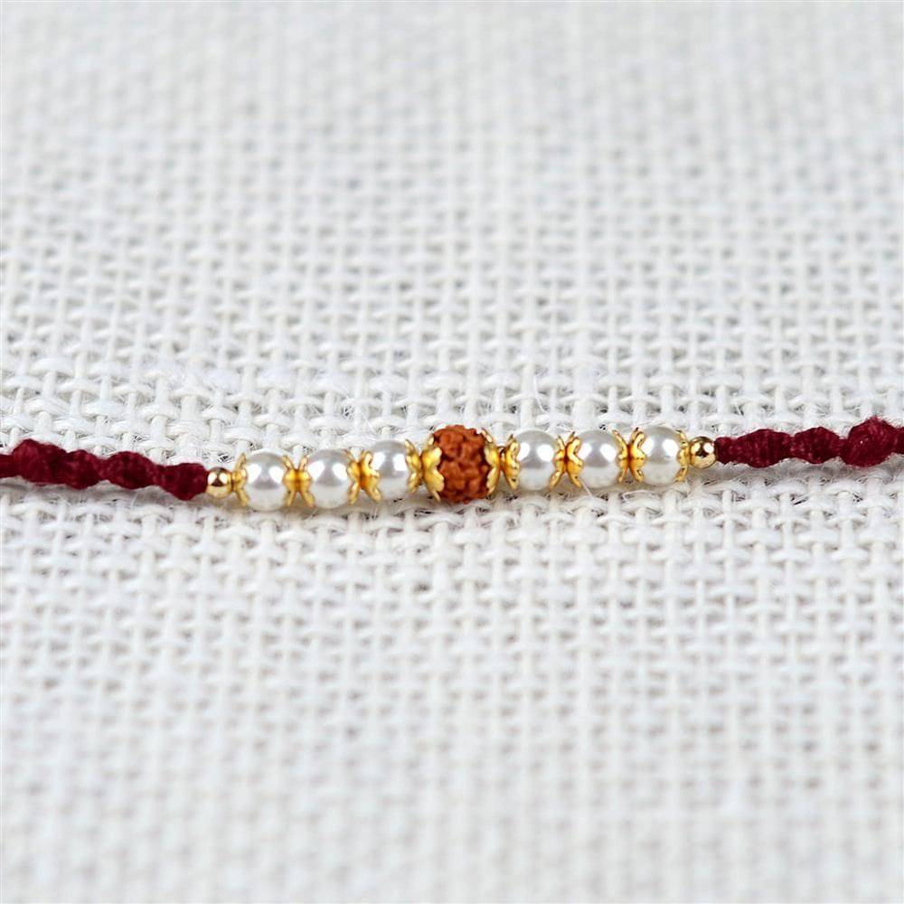 Mini Rudraksh Pearl Rakhi
