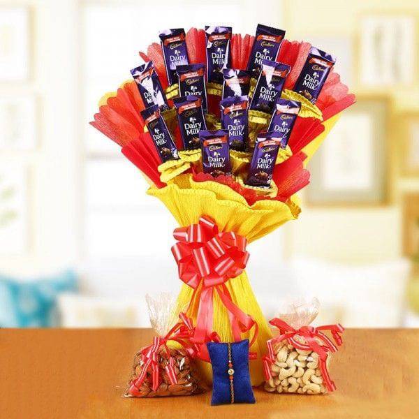 Nuts n Chocolates and Rakhi