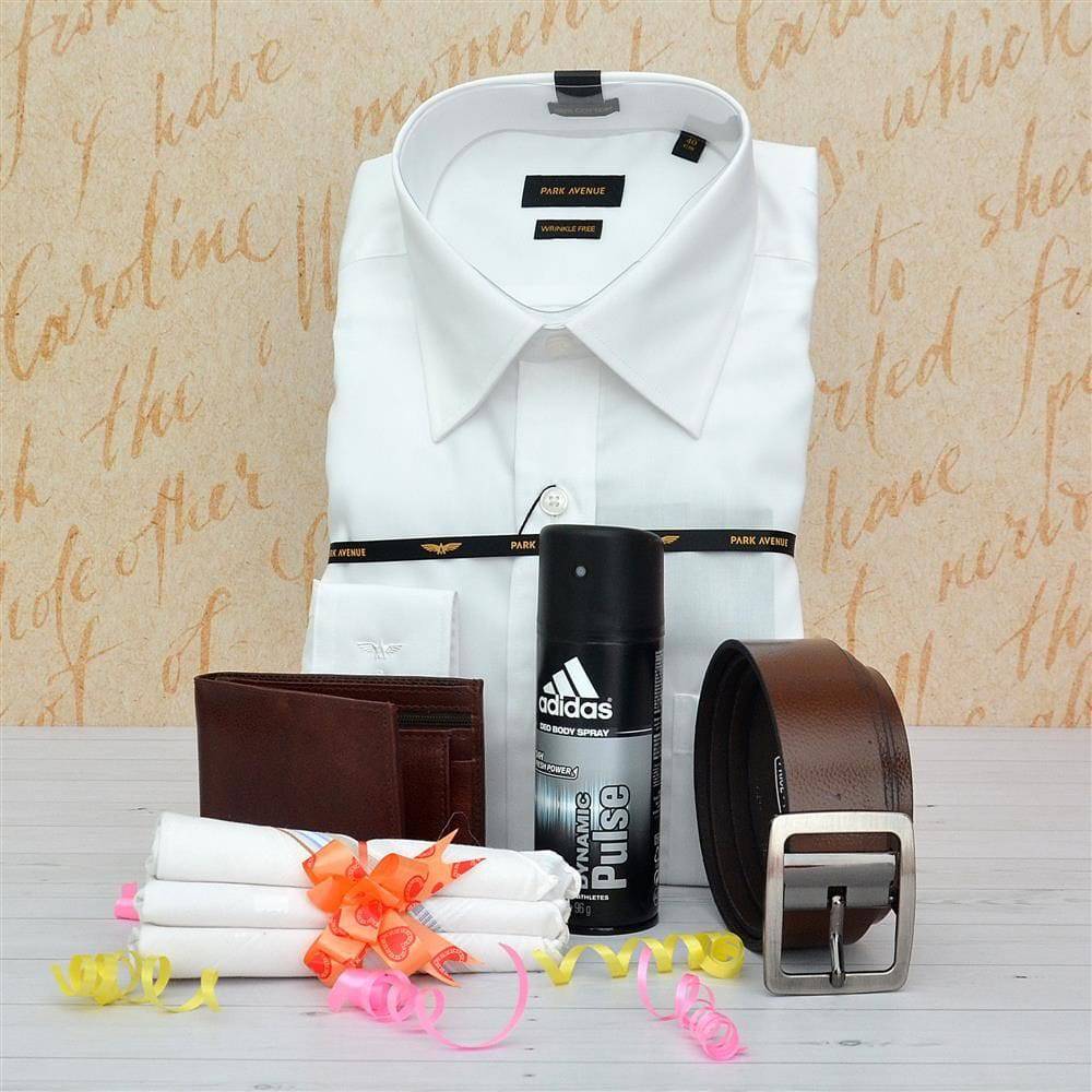 Park Avenue White Shirt Combo