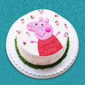 Peppa Pig Theme Cake - Cartoon Cake
