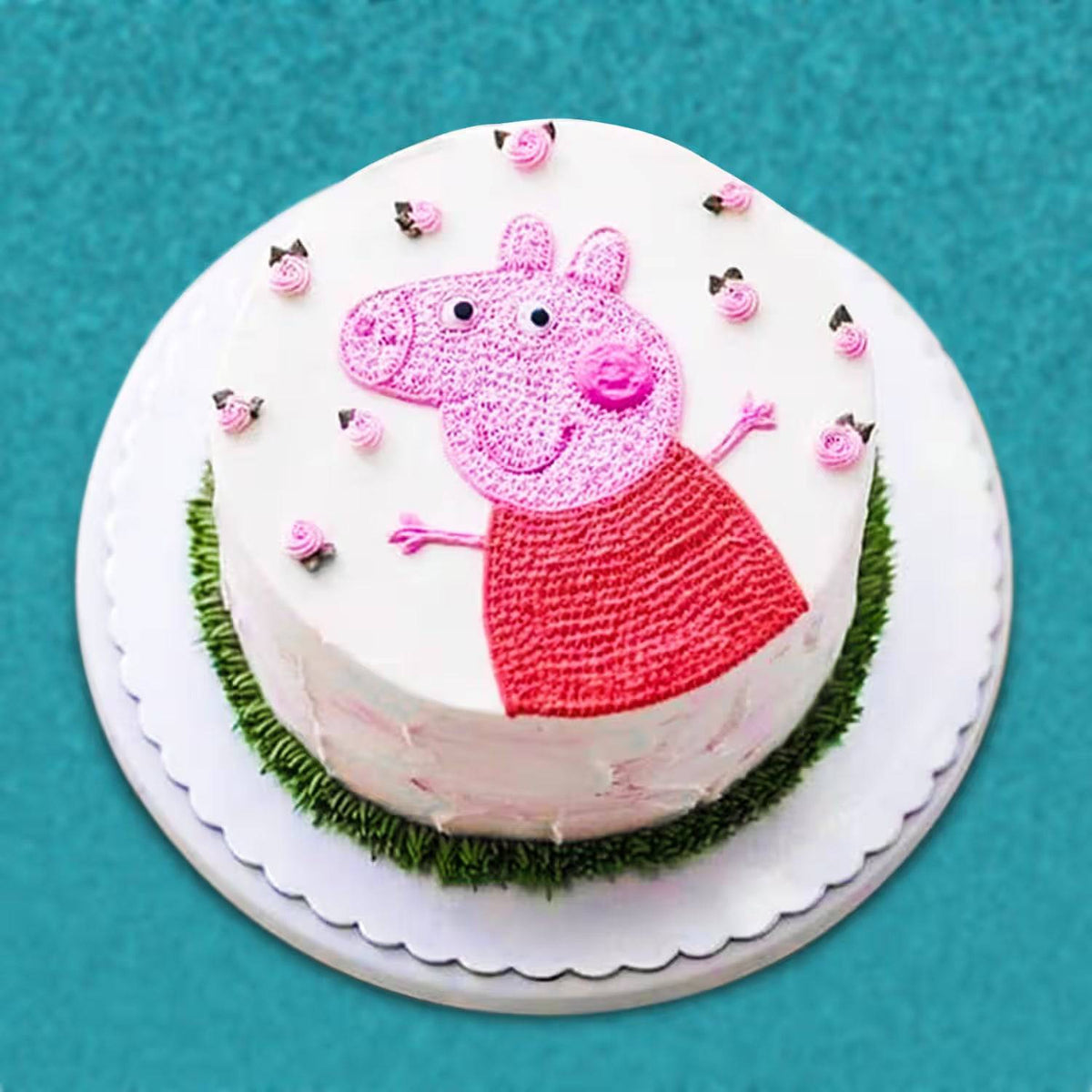 Peppa Pig Theme Cake - Cartoon Cake