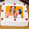 Pineapple Photo Cake For Mom
