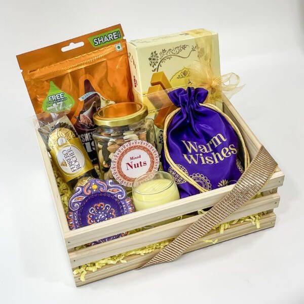 Premium Diwali Best wishes container