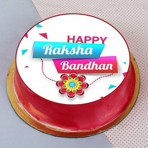 Rakhi Photo Red Velvet Cake
