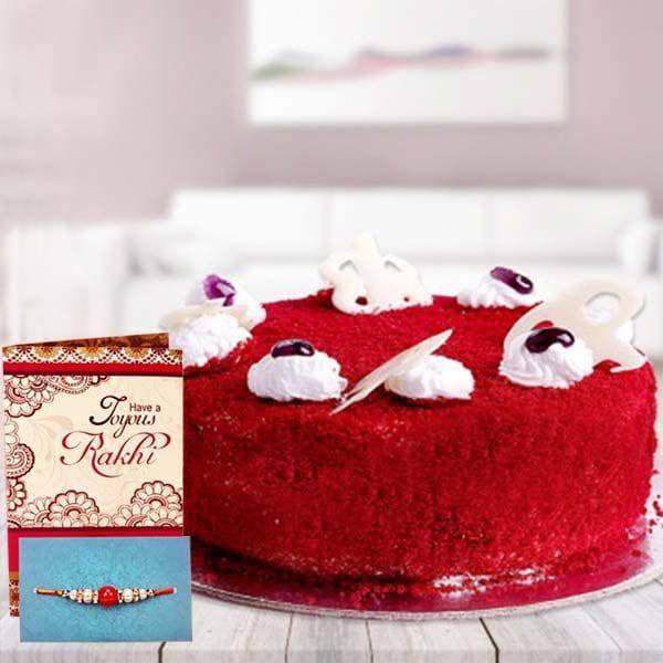 Rakhi Velvet Cake