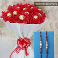 Rakhi with Ferrero Bouquet