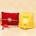 Rakhi With Kaju Katli Set