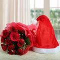 Red Roses with Cap