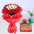 Rocher N Roses Bouquet With Dry Fruits