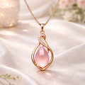 Rose Gold Crystal Stylish Pendant