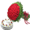 Roses N Pineapple Cake