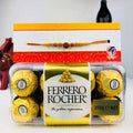rudraksha Rakhi with Farrero Rochar