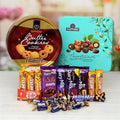 Sapphire Assortment & Cookies With Chocolates Hamper