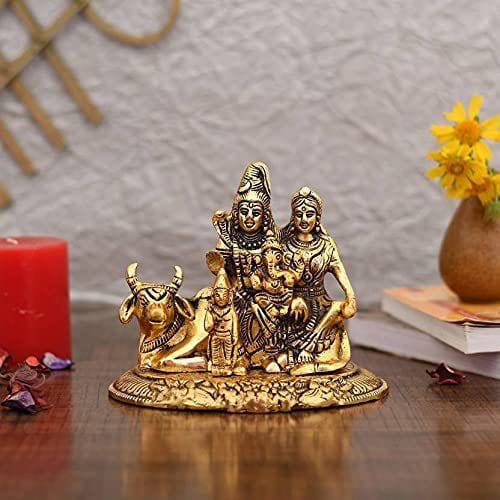 Shiva Family  unique  Handcrafted idol