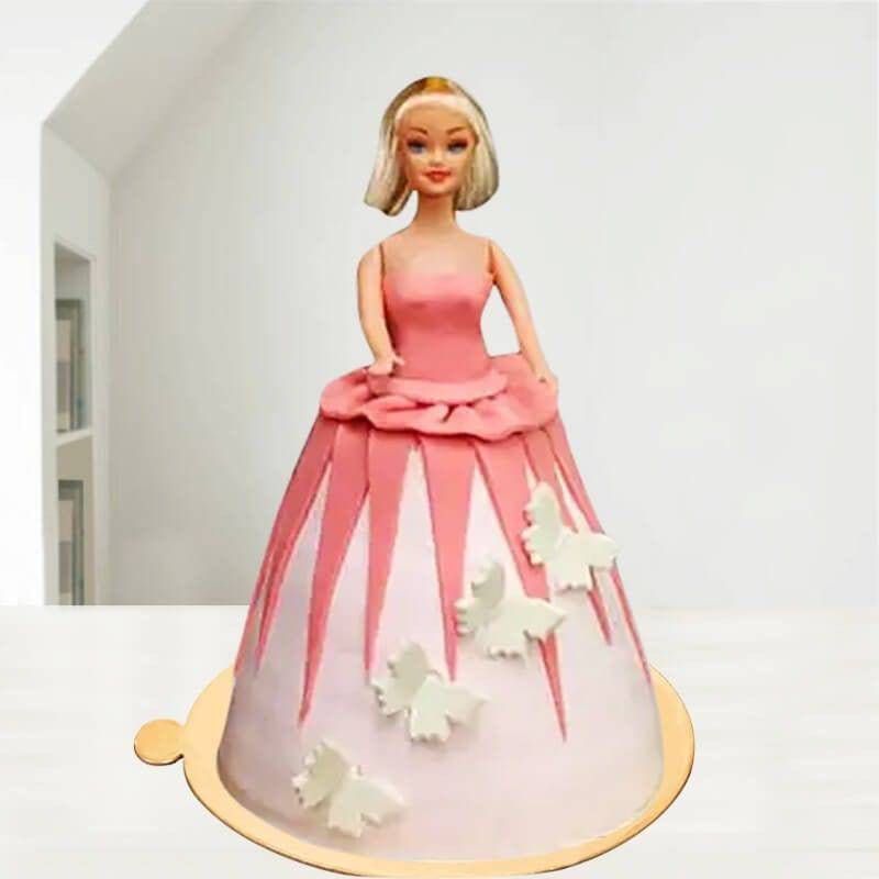 Smashing Barbie Doll Cake
