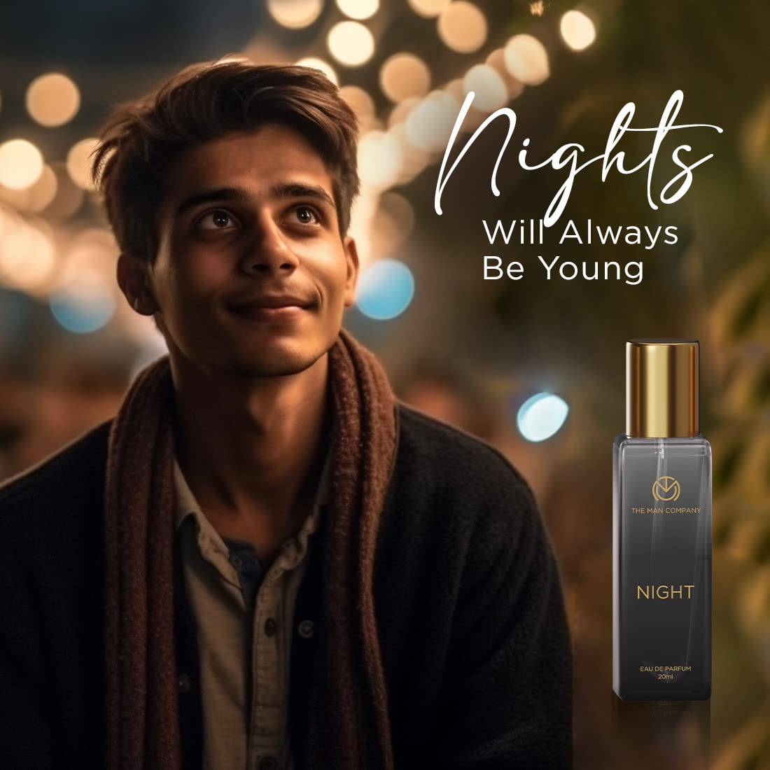 Specially Curated Perfume Gift Set for Men 4*20ml - A Gentleman’s Moods | Premium Long-Lasting Fragrance | Luxury EAU DE Parfum | Night For Date | Blanc For Office | Fire For Party | Oud For Outing