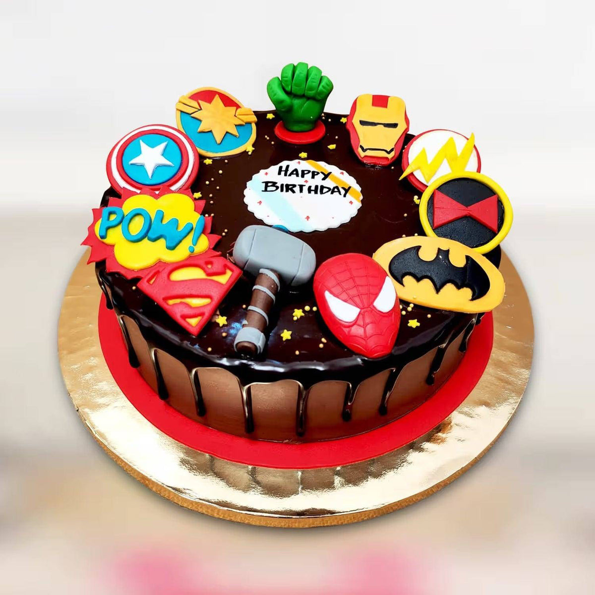 Super Hero Avengers Cake - Super Hero