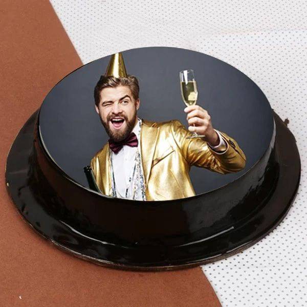 Surprise Him Photo  Cake