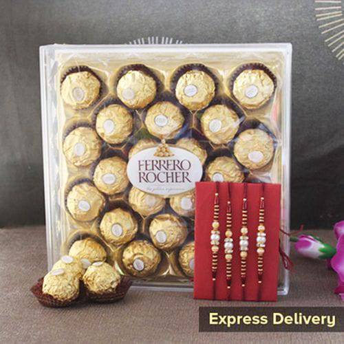 Sweet N Magical Rakhi Combo