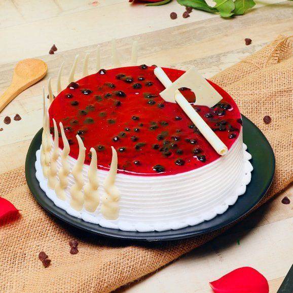 Vanilla Blueberry Cake