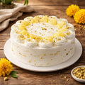 Vanilla flavored Rasmalai Cake