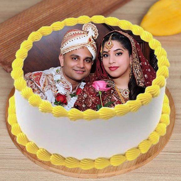 Vanilla Photo cake