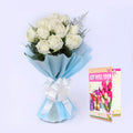 White Mystic Roses Combo