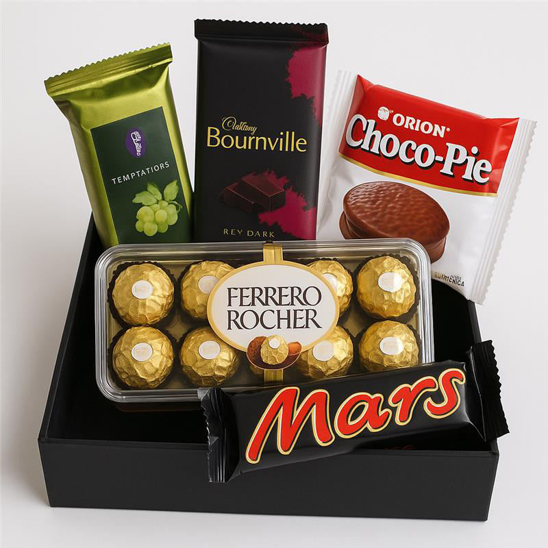 Wooden Choco Hamper