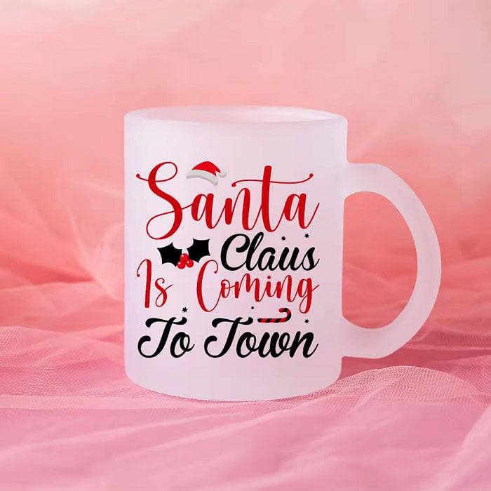 Xmas Santa Frosted Mug