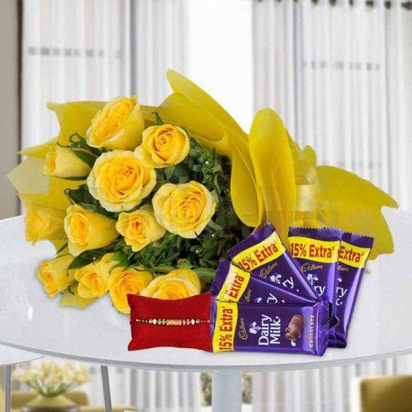 Yellow Glory with Rakhi